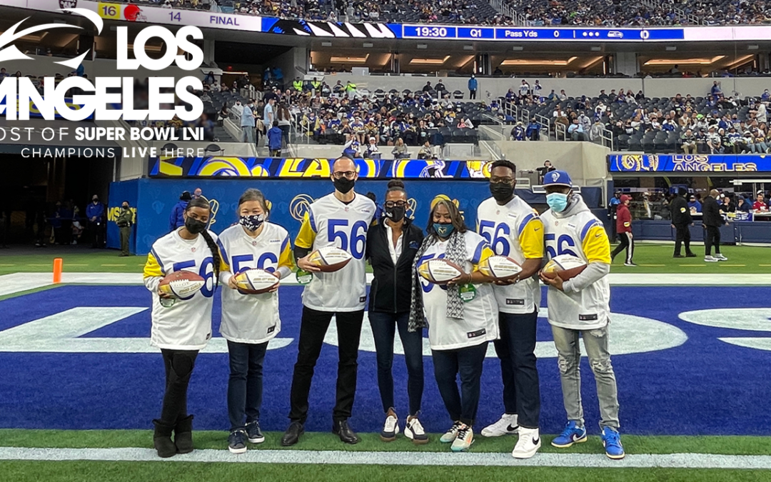 Six Legacy Organizations Honored at the Rams Home Game